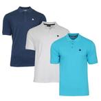 Donnay Donnay Heren - 3-Pack - Polo shirt Noah - Navy / Wit, Verzenden, Nieuw