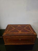 Doos - Mahonie - Grote ingelegde doos