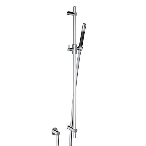 Glijstangset Hotbath Cobber Met Wandaansluitbocht En, Doe-het-zelf en Verbouw, Sanitair, Kraan, Nieuw, Chroom, Ophalen of Verzenden