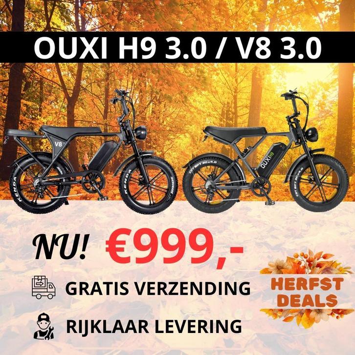 Goedkope fatbike | OUXI V8 3.0 Fatbike –  EK DEAL !, Fietsen en Brommers, Elektrische fietsen, Nieuw, 51 tot 55 cm, Overige merken