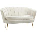 TRUUSK Moderne 2-zitsbank Gestoffeerde Loveseat - Fluweel -, Verzenden, Nieuw