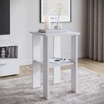 Meubella Salontafel wit 35cm | Vierkant met opbergplank, Minder dan 50 cm, 50 tot 75 cm, Verzenden, Nieuw