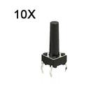 10 Drukknopjes Moment  Microswitch 6x6x8  Microschakelaar..., Hobby en Vrije tijd, Elektronica-componenten, Verzenden, Nieuw