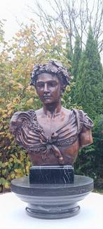 sculptuur, bronzen buste julius ceasar - 39 cm - Gepatineerd