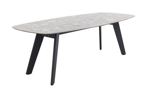 4SO Montana tuintafel antra - Deens ovaal - 240x103 cm., Tuin en Terras, Tuintafels, Nieuw, Rvs, Rond, Verzenden