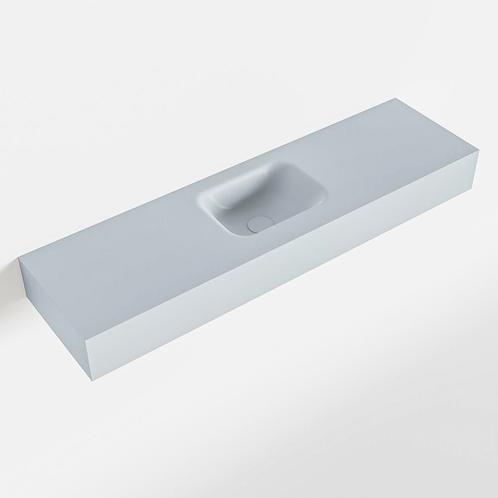 MONDIAZ LEX Clay vrijhangende solid surface wastafel 110cm., Doe-het-zelf en Verbouw, Sanitair, Overige typen, Nieuw, Ophalen of Verzenden