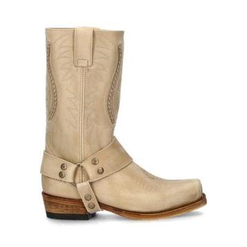 Sendra Seta bikerboots voor dames in het Ecru beschikbaar voor biedingen