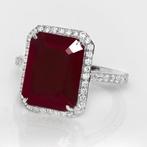 Zonder Minimumprijs - Ring - 14 karaat Witgoud, IGI 8,73 ct, Sieraden, Tassen en Uiterlijk, Ringen, Nieuw