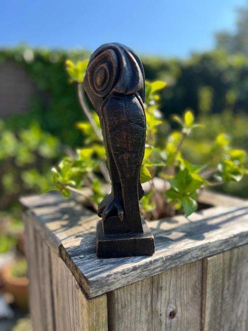 Figuur - Art deco uil - Gietijzer, Antiek en Kunst, Kunst | Designobjecten