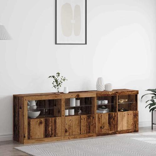 vidaXL Dressoir Oud hout 202 x 37 x 67 cm Bewerkt hout, Huis en Inrichting, Kasten | Dressoirs, Nieuw, Minder dan 50 cm, Overige houtsoorten