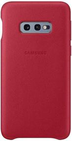 Samsung lederen cover - rood - voor Samsung Galaxy S10e, Nieuw, Ophalen of Verzenden