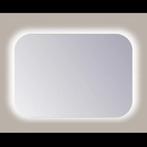 Spiegel Sanicare Q-Mirrors 85x60 cm Rechthoek Met Rondom LED, Huis en Inrichting, Woonaccessoires | Spiegels, Nieuw, Minder dan 100 cm