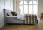 ACTIE! Boxspring Venetië 180 200 Grijs, Verzenden, 180 cm, 200 cm, Nieuw