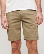 -50% Superdry  Superdry M7110397a officer chino short  60e s, Kleding | Heren, Broeken en Pantalons, Verzenden, Nieuw, Groen