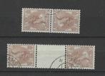 Nederland 1924 - Keerdrukken Wilhelmina - NVPH 61b + 61c, Postzegels en Munten, Postzegels | Nederland, Gestempeld