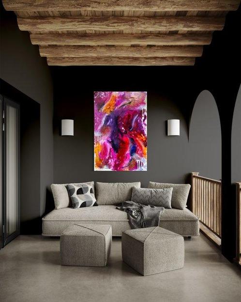 Paula Hermann (XX) - Ruby dreams, Antiek en Kunst, Kunst | Schilderijen | Modern