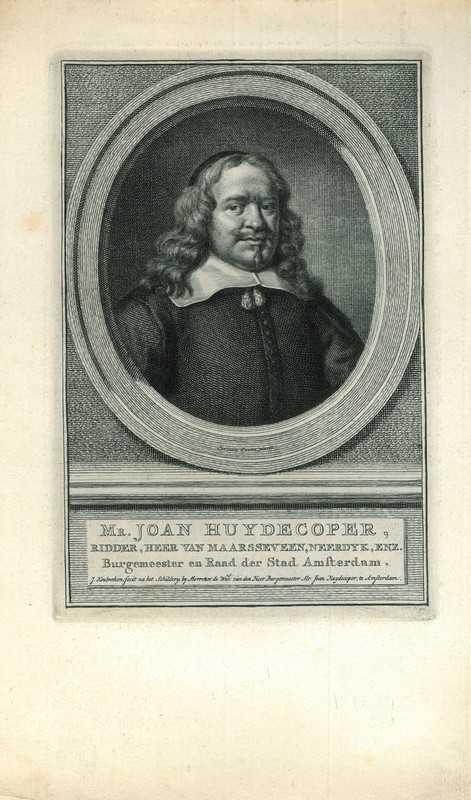 Portrait of Joan Huydecoper van Maarsseveen II, Antiek en Kunst, Kunst | Etsen en Gravures