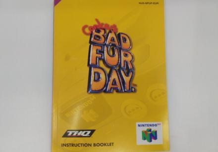 Mario64.nl: Conkers Bad Fur Day Handleiding - iDEAL!, Spelcomputers en Games, Games | Nintendo 64, Gebruikt, Ophalen of Verzenden