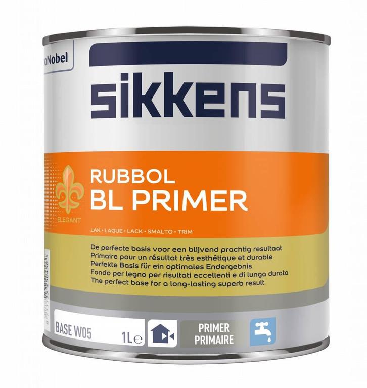 Sikkens Rubbol BL PRIMER watergedragen grondverf 1000 ml / 2, Doe-het-zelf en Verbouw, Verf, Beits en Lak, Nieuw, Ophalen of Verzenden