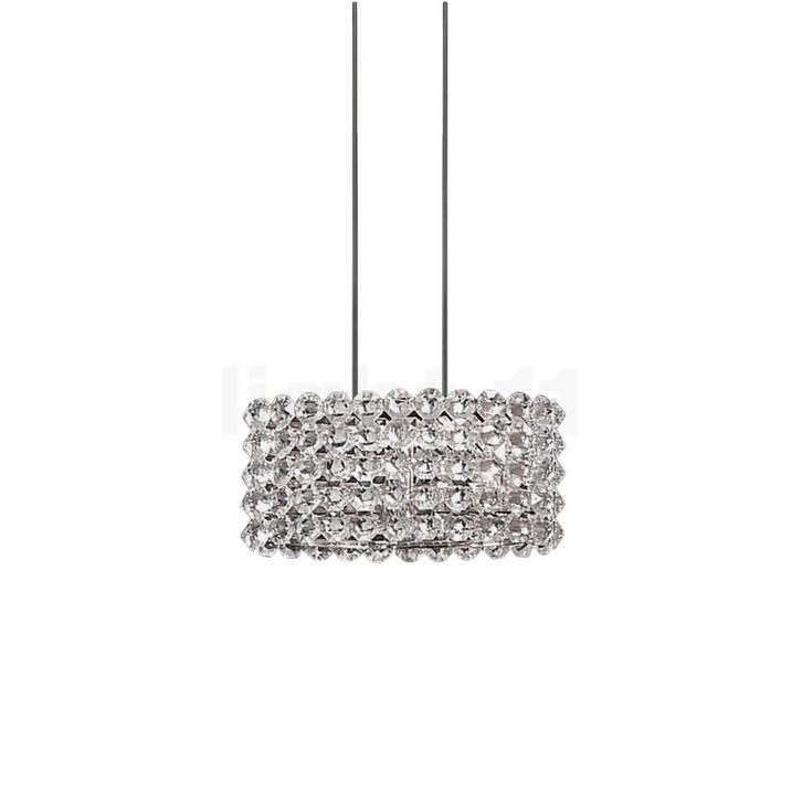 Marchetti Baccarat Hanglamp, nikkel - Swarowski kristal, Huis en Inrichting, Lampen | Hanglampen, Nieuw, Verzenden