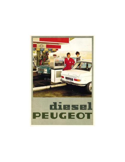1976 PEUGEOT DIESEL 204 / 504 BROCHURE NEDERLANDS, Boeken, Auto's | Folders en Tijdschriften, Peugeot