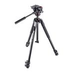 Manfrotto MK190X3-2W Alu Kit Incl. MH-XPRO2W videokop, Nieuw, 150 tot 175 cm, Met balhoofd, Ophalen of Verzenden