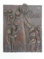 Egino Weinert - Bronzen plaquette (1,12 kg)- St. Elisabth -