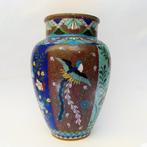 Vaas - Emaille, Koper, Messing - Japan - Meiji periode, Antiek en Kunst