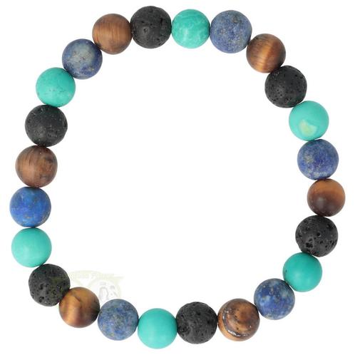 Armband Multi Stone - 19 cm, Sieraden, Tassen en Uiterlijk, Edelstenen, Nieuw, Verzenden