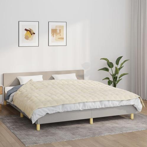 vidaXL Verzwaringsdeken 155x220 cm 11 kg stof, Huis en Inrichting, Slaapkamer | Beddengoed, Nieuw, Verzenden