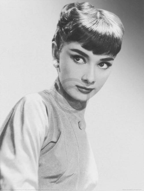Kunstdruk Hero - Audrey Hepburn Portrait 60x80cm, Huis en Inrichting, Woonaccessoires | Schilderijen, Tekeningen en Foto's, Nieuw