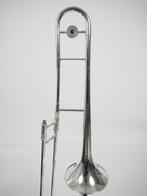Trombone Bb Courtois 135 verzilverd, Muziek en Instrumenten, Gebruikt, Ophalen of Verzenden