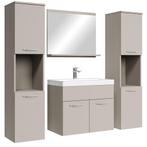 Badkamermeubel Set Montreal XL 60 x 35 cm - Beige, Huis en Inrichting, Verzenden, Nieuw, Wastafelkast