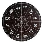 Houten Muurdecoratie - Zodiac Tekens // Dierenriem - Rond, Huis en Inrichting, Woonaccessoires | Wanddecoraties, Verzenden, Nieuw