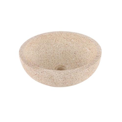 Waskom Differnz Trico Terrazo Bruin/Beige 40 cm, Doe-het-zelf en Verbouw, Sanitair, Overige typen, Nieuw, Ophalen of Verzenden