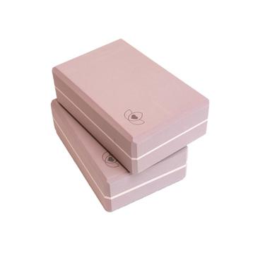 Yoga blok high density lavendelpaars - Lotus - 2 stuks beschikbaar voor biedingen