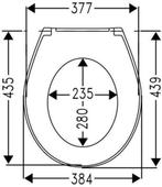 Saqu Toiletbril van €102.00 voor €50.75, Ophalen of Verzenden, Nieuw, Toilet