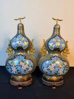 Dubbele kalebas vaas - Emaille - China