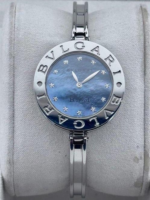 Bvlgari - B.Zero1 Mother Of Pearl Daimond - BZ30 S - Dames -, Sieraden, Tassen en Uiterlijk, Horloges | Heren
