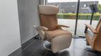 Fauteuil Leolux Helical Phase II  creme, Ophalen of Verzenden, Zo goed als nieuw, 50 tot 75 cm, Leer