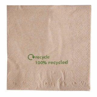 Recycled kraftpapier servetten - dubbel - 2000 stuks, Zakelijke goederen, Horeca | Keukenapparatuur, Nieuw in verpakking, Verzenden