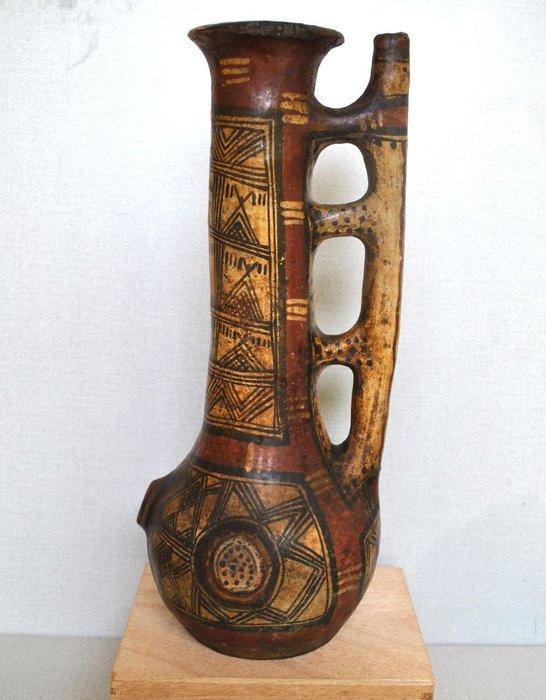 Berber Kabyle Amphora Pottery - Ideqqi - Terracotta uit de, Antiek en Kunst, Kunst | Niet-Westerse kunst