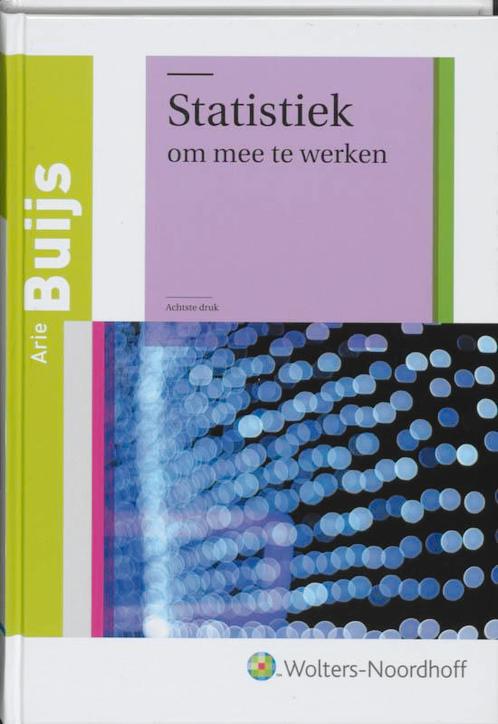 Statistiek om mee te werken leerboek 9789001710149, Boeken, Wetenschap, Gelezen, Verzenden
