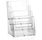 Folderhouder 4 X A4 (prijs Is Per 2 Stuks) transparant, Verzenden, Nieuw in verpakking, Etalage