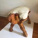 Kruk - Vol Hout - Zadelkruk met Kamelen Kop