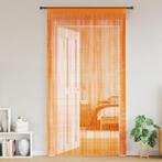 vidaXL Koordgordijnen 2 st 100x250 cm oranje, Verzenden, Nieuw