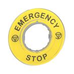 Schneider Electric Noodstop Legenda Plaat 60mm - ZBY9320 [2, Doe-het-zelf en Verbouw, Elektra en Kabels, Verzenden, Nieuw, Overige typen