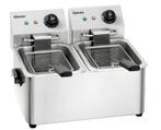 Bartscher Friteuse | SNACK II | Elektrisch | 4+4L | 50°C/190, Ophalen of Verzenden, Nieuw in verpakking