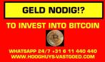 Geld nodig to invest into bitcoin!?