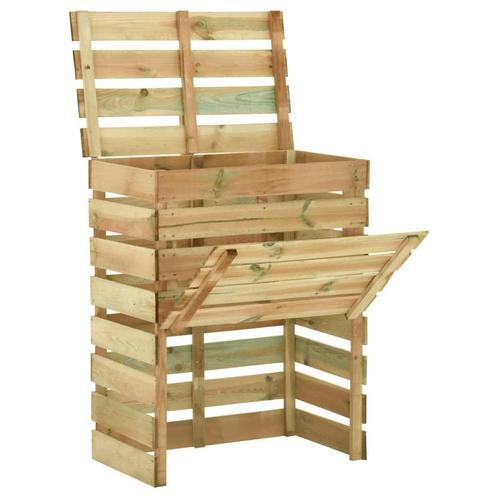 vidaXL Tuincompostbak gelat 80x50x100 cm geïmpregneerd, Tuin en Terras, Overige Tuin en Terras, Nieuw, Verzenden